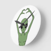 Alien Hartpositie Ronde Klok (Hoek)