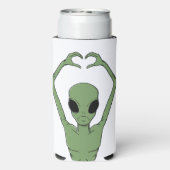 Alien Hartpositie Seltzer Blikjeskoeler (Seltzer Achterkant)