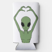 Alien Hartpositie Seltzer Blikjeskoeler (Achterkant)