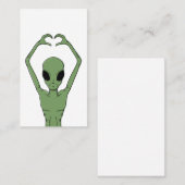 Alien Hartpositie Visitekaartje (Voorkant / Achterkant)