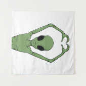 Alien Hartpositie Wandkleed (Voorkant (horizontaal))