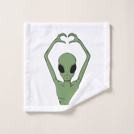 Alien Hartpositie Washandje (Wasdoekje)