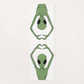 Alien Hartpositie Yogamat (Achterkant)