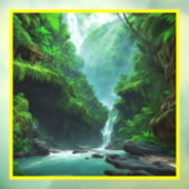 Alien Haven: Weelderige wonderen en exotische bees Raamsticker (Vel 3)