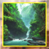 Alien Haven: Weelderige wonderen en exotische bees Raamsticker (Vel 2)