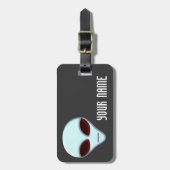 Alien Head 01 Bagagelabel (Voorkant verticaal)