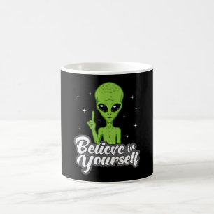Alien Head Area 51 Ufo Aliens Space Funny Gift Koffiemok