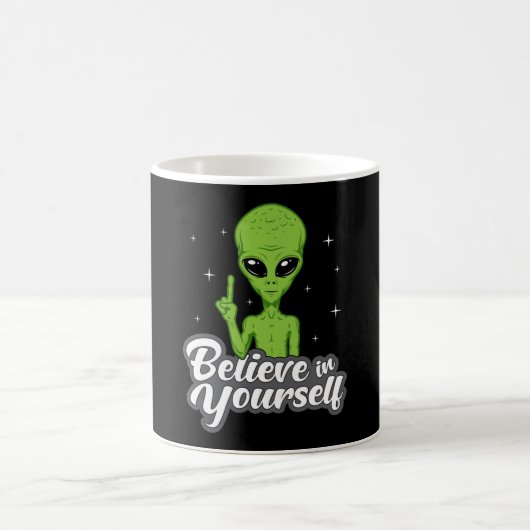 Alien Head Area 51 Ufo Aliens Space Funny Gift Koffiemok (Center)