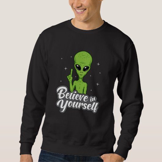 Alien Head Area 51 Ufo Aliens Space Funny Gift Trui (Voorkant)