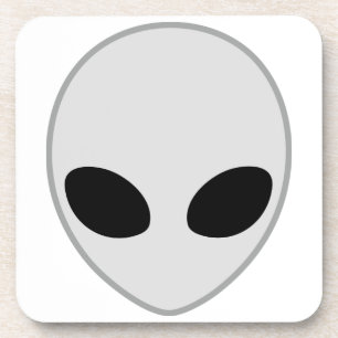 Alien Head Bier Onderzetter
