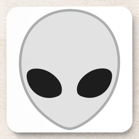 Alien Head Bier Onderzetter (Voorkant)