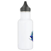 Alien Head - blauw en paarse Waterfles (Links)
