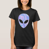 Alien Head Colorful UFO T-shirt (Voorkant)
