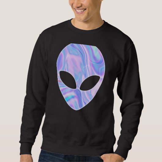 Alien Head Colorful UFO Trui (Voorkant)