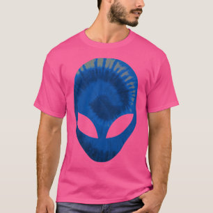 Alien Head Extra-Terrestrial Dark Blue Enge Alien T-shirt