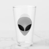Alien Head Glas (Voorkant)