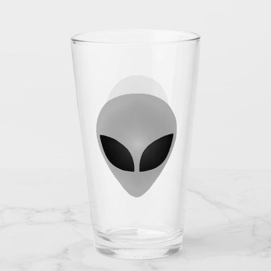 Alien Head Glas (Voorkant)