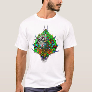 Alien Head - groen T-shirt