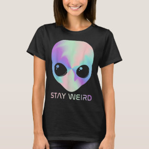 Alien Head houdt vreemde aliens ruimtevaart met Ki T-shirt