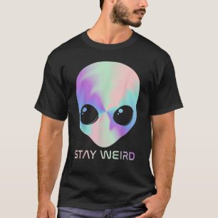Alien Head houdt vreemde aliens ruimtevaart met Ki T-shirt