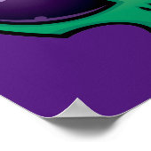 Alien Head Icon Poster (Hoek)