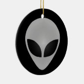 Alien Head Keramisch Ornament (Rechts)