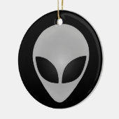 Alien Head Keramisch Ornament (Links)