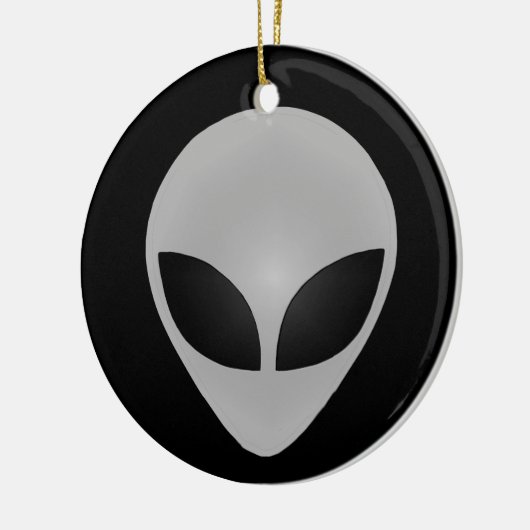 Alien Head Keramisch Ornament (Links)