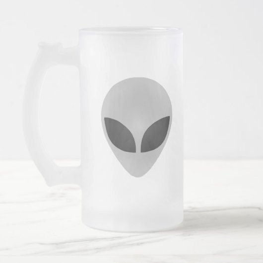 Alien Head Matglas Bierpul (Links)