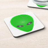 Alien Head Mind Control Bier Onderzetter (Linkerzijde)