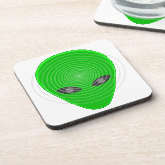 Alien Head Mind Control Bier Onderzetter (Linkerzijde)