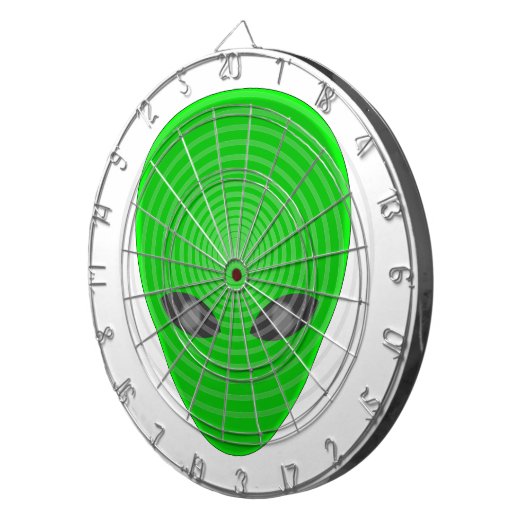 Alien Head Mind Control Dartbord (Voorkant Rechts)