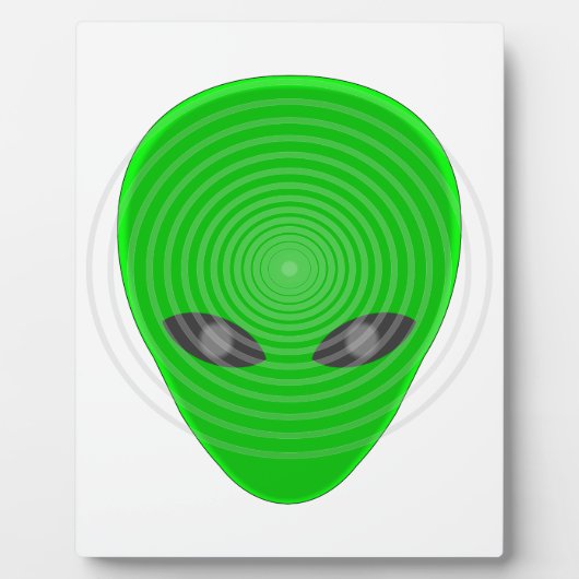 Alien Head Mind Control Fotoplaat (Voorkant)
