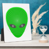 Alien Head Mind Control Fotoplaat (Zijkant)