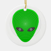 Alien Head Mind Control Keramisch Ornament (Voorkant)