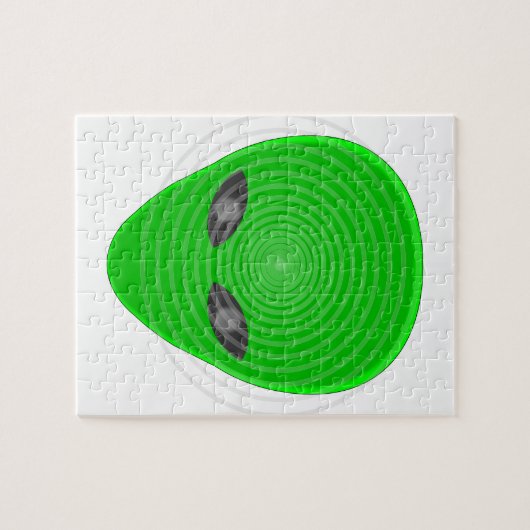 Alien Head Mind Control Legpuzzel (Horizontaal)