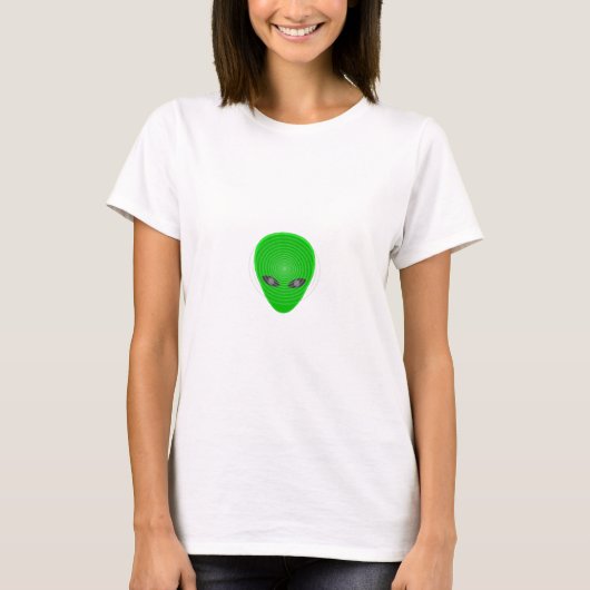 Alien Head Mind Control T-shirt (Voorkant)