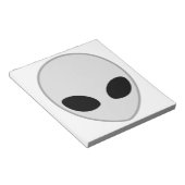 Alien Head Notitieblok (Schuin)