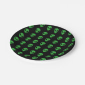 Alien Head Papieren Bordje (Gekanteld)