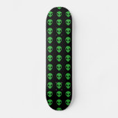 Alien Head Persoonlijk Skateboard (Voorkant)