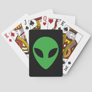 Alien Head Pokerkaarten