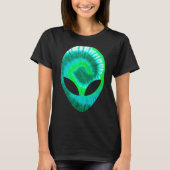 Alien Head Rave Buitenaardse Mars - Techno T-shirt (Voorkant)