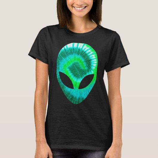 Alien Head Rave Buitenaardse Mars - Techno T-shirt (Voorkant)