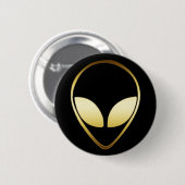 ALIEN HEAD RONDE BUTTON 5,7 CM (Voorkant /achterkant)