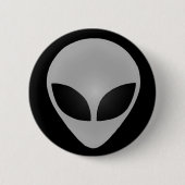 Alien Head Ronde Button 5,7 Cm (Voorkant)
