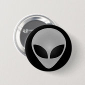 Alien Head Ronde Button 5,7 Cm (Voorkant /achterkant)