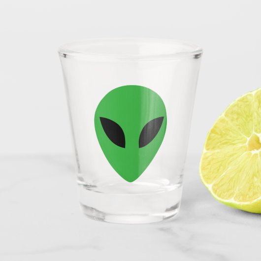 Alien Head Shot Glas (Voorkant)