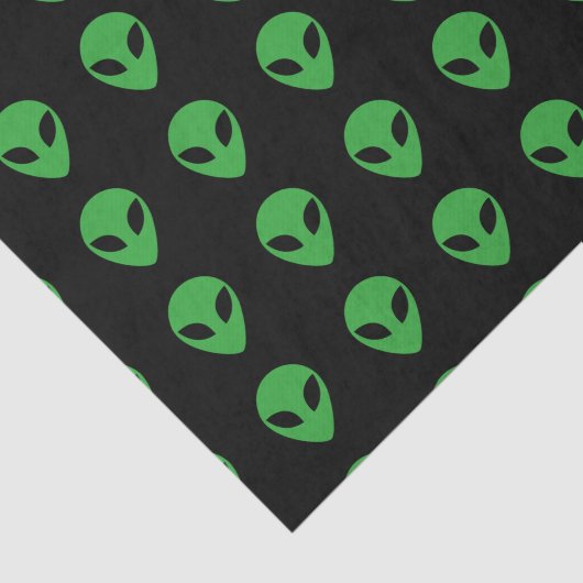 Alien Head Tissuepapier (Detail)