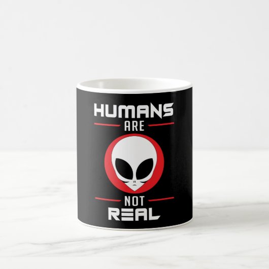 Alien Head Ufo Aliens Area 51 Space Funny Gift Koffiemok (Center)