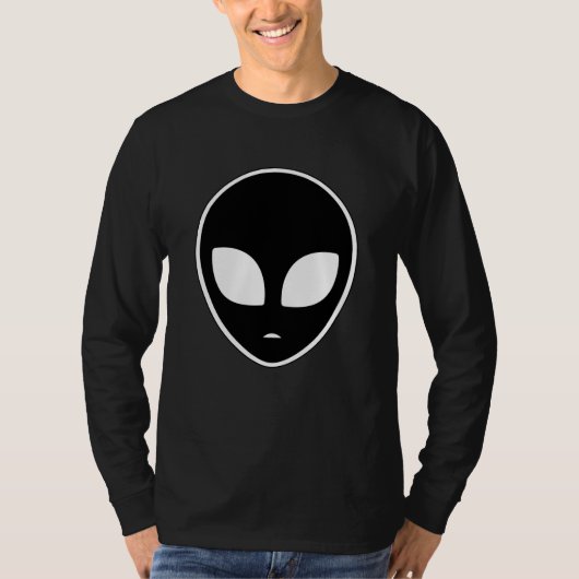 Alien Head Ufo Aliens Space Area 51 Funny Gift T-shirt (Voorkant)